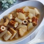 ほっこり♡大根とお揚げのさっぱり煮