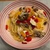 もみじの作ってみた!投稿(ごちそうの味♪アクアパッツァ風パスタ)