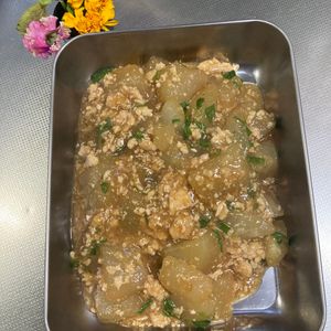 そら・ゆずの作ってみた!投稿(【冬瓜の鶏そぼろ煮】15分で旨味たっぷり腸活レシピ)