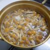 鶏団子となめこの中華スープの工程3