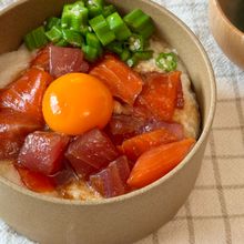 火を使わない✨【漬けとろろ丼】