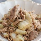 【炒めるだけの絶品おかず】豚肉と白菜の山椒炒め