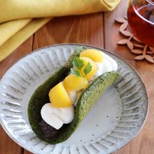 栗と抹茶の和風オムレット