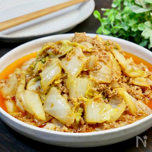 とろん白菜のこくうま肉味噌炒め【ワンパン】