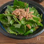 生で食べよう！空芯菜とツナ缶のサラダ