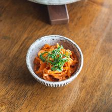 レンジでパパッと！【にんじんの明太子あえ】