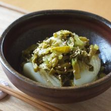 いかと高菜の炒め物