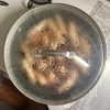 【鶏手羽中としいたけの黒酢煮】山盛りご飯と♪の工程5