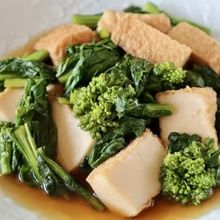 菜の花と厚揚げのだし煮