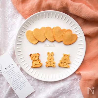 袋で揉むだけ♪米粉とおからのクッキー【バター不使用】