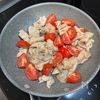 すぐできる！《豚肉とトマトの卵炒め》の工程3