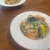 こむぎの作ってみた!投稿(簡単&美味!【秋鮭とほうれん草のクリームスパゲッティ】)