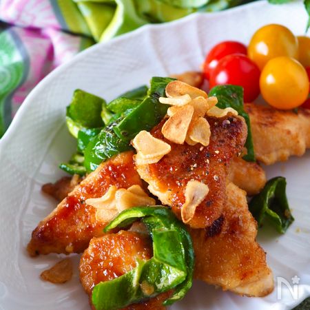 鶏むね肉のスタミナにんにくマヨ炒め ガッツリも男子も大満足 By 道添明子 あーぴん レシピサイト Nadia ナディア プロの料理 家のおいしいレシピ