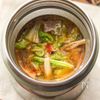 【白菜と豚肉とえのきの胡麻担々スープ】クセになる幸せのコク!