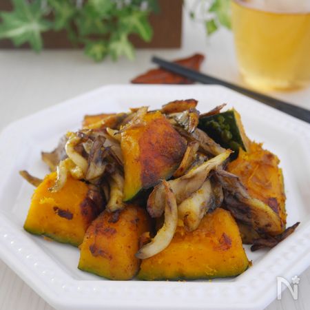 材料4つ かぼちゃと舞茸の塩バター焼 By 夢 レシピサイト Nadia ナディア プロの料理家のおいしいレシピ