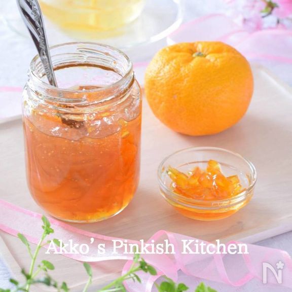 ゆずのコンフィチュール　甘さ控えめレシピ　ティータイムにも♪