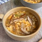 絶品すぎる♩椎茸のふわ玉中華スープ