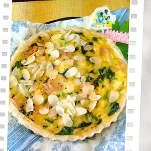 チョロリスの作ってみた!投稿(パイシートで簡単ヘルシー【お豆腐キッシュ】生クリームなし！)
