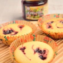 ボイセンベリーのカップケーキ