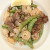 ともの作ってみた!投稿(生姜香る♪【豚肉と海老とスナップエンドウの中華風塩炒め】)