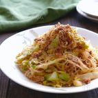 コク旨！キャベツとひき肉の担々春雨炒め