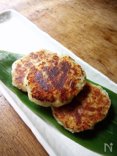 新ジャガとキヌアのハンバーグ