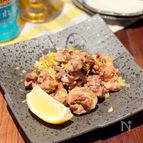【砂肝のネギ塩レモンだれ】ゴリゴリ食感が病みつき♡