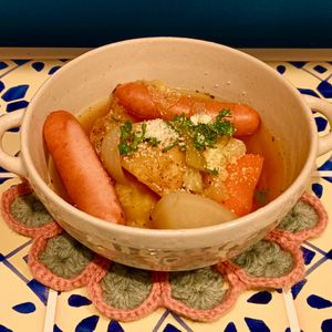 emmakoの作ってみた!投稿(ほっこり温まる♡ごろごろ野菜の旨味たっぷりポトフ)