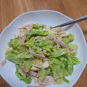 1173043の作ってみた!投稿(【たけのこと春キャベツのサラダ】旬の野菜で春の簡単副菜♪)