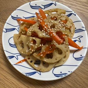 Hideの作ってみた!投稿(ご飯のお供に♡『きんぴら蓮根』)