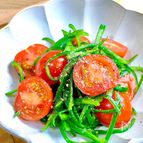 ＼超簡単／ワンボウル3分【トマトとピーマンのにんにく旨塩】