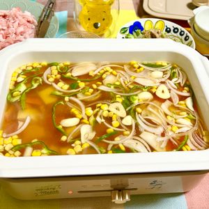 のりのり🐾🎀🤍の作ってみた!投稿(ほっとする味！香り高いだしカレー鍋)