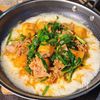【チーズたっぷり豚ニラカクテキ炒め】フライパンごとガツンと!