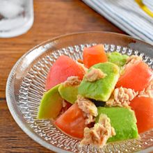和えるだけ！アボカドとトマトのだしマリネ