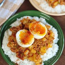 【ポテトキーマカレー】コロじゃがたっぷりで子どもも喜ぶ♡