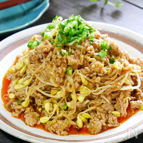 お値段以上!豆もやしのボリューム麻婆♪