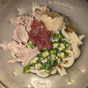 KUMIKOの作ってみた!投稿(【梅おろし豚しゃぶうどん】疲労回復！暑い日にぴったり♡)