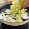 【豚えの重ね煮】フライパンひとつで満足おかずの工程1