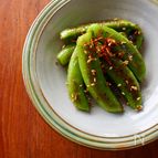 【スナップえんどうの炒めナムル】うまみギュッと食感もよし◎