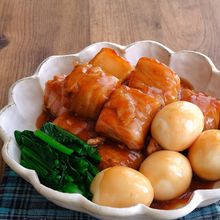 豚巻き厚揚げのとろーり角煮風