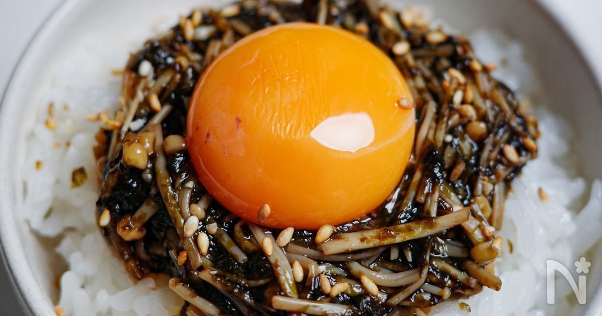 ご飯泥棒！絶品海苔なめ茸