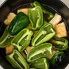作業時間3分《ピーマンと厚揚げのおろし煮》の工程1