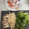 旨みぎっしり！とろとろ【鮭ときのこの鶏だしあんかけ】栄養満点の工程1