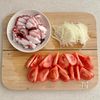 タコとトマトのコクうま和風サラダの工程1