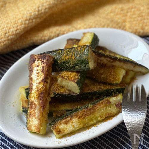 米粉でサクサク♡フライドズッキーニのスパイシー風味