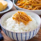 ご飯おかわり！えのきとたけのこのピリ辛なめたけ