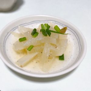 にらたまの作ってみた!投稿(とろとろ大根のうま塩煮【#作り置き #煮るだけ #やみつき】)