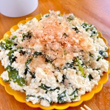 〖5分放置で完成〗豆腐の水切り不要！乾燥わかめで爆速白あえ