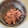 豚こまバジル唐揚げ♪の工程1