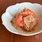 あともう１品に＊【トマトと新たまねぎのおかか和え】